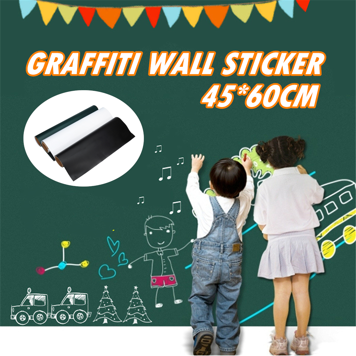 4560cm-Wall-Sticker-Magnet-Board-Drawing--DIY-Room-Wall-Decor-Decal-Home-Living-Room-1646612-1