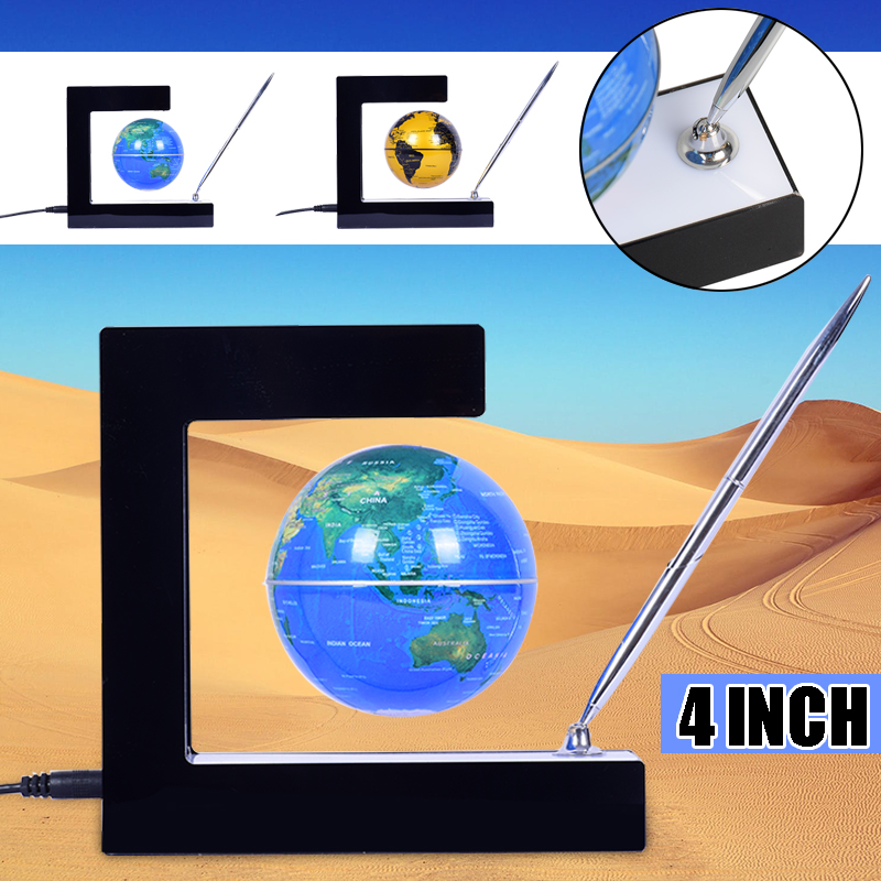 4quot-inch-Magnetic-Levitation-Floating-Globe-World-Map-LED-Night-Light-Home-Office-Decor-1627022-3