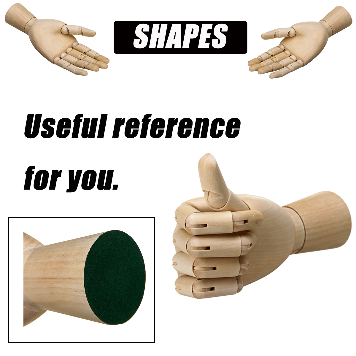 781012-Inch-Wooden-Hand-Body-Artist-Medical-Model-Flexible-Jointed-Wood-Sculpture-DIY-Education-1322443-1