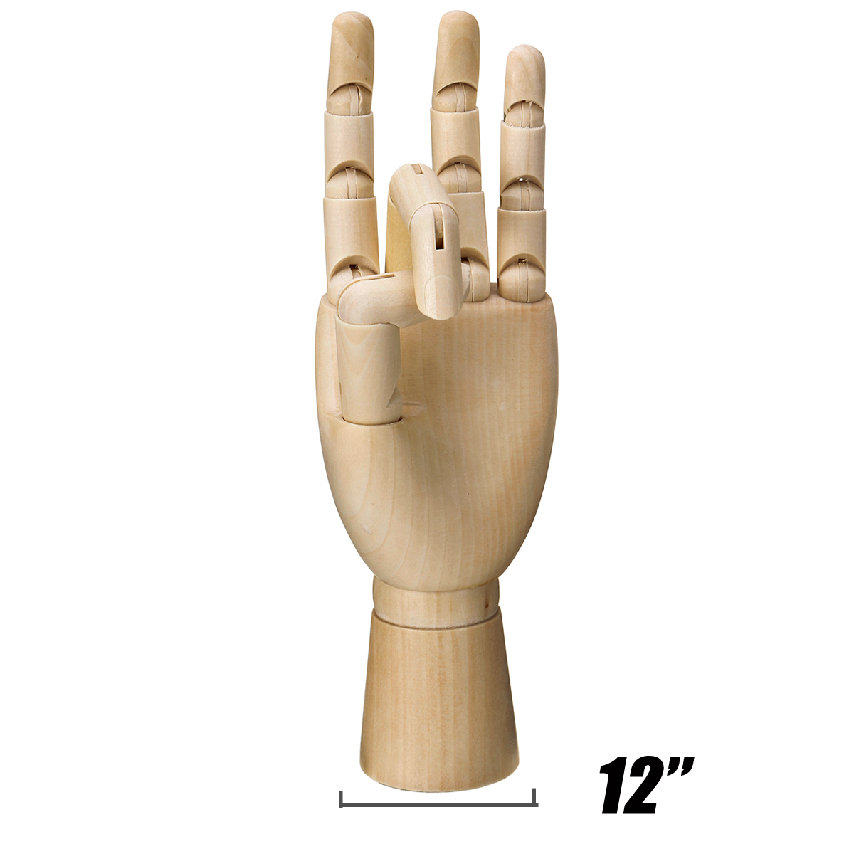 781012-Inch-Wooden-Hand-Body-Artist-Medical-Model-Flexible-Jointed-Wood-Sculpture-DIY-Education-1322443-2