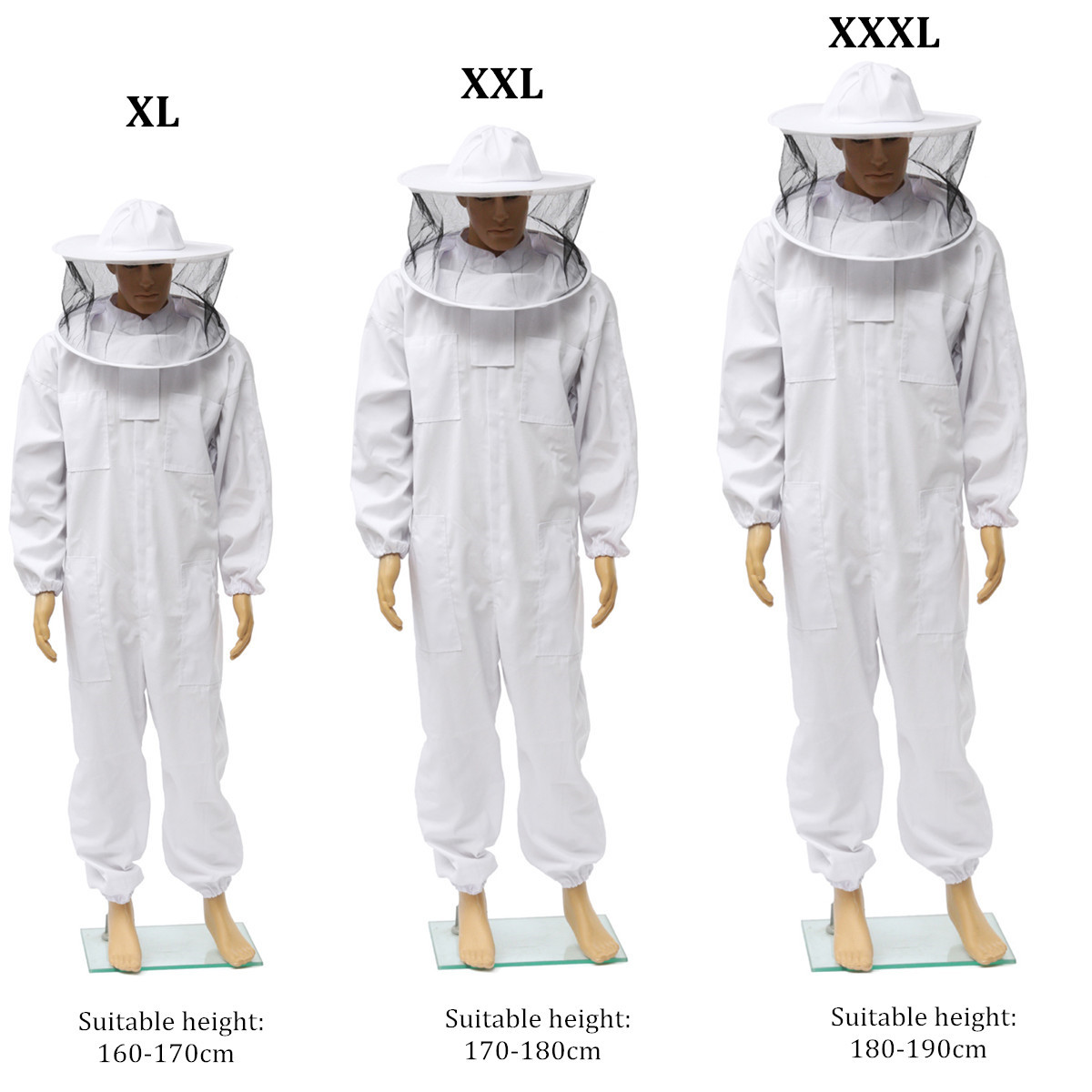 Beekeepers-Bee-Keeping-Cotton-Full-Protector-Suit-With-Veil-Hat-Hood-Bee-Suit-XL-XXL-XXL-1277290-1