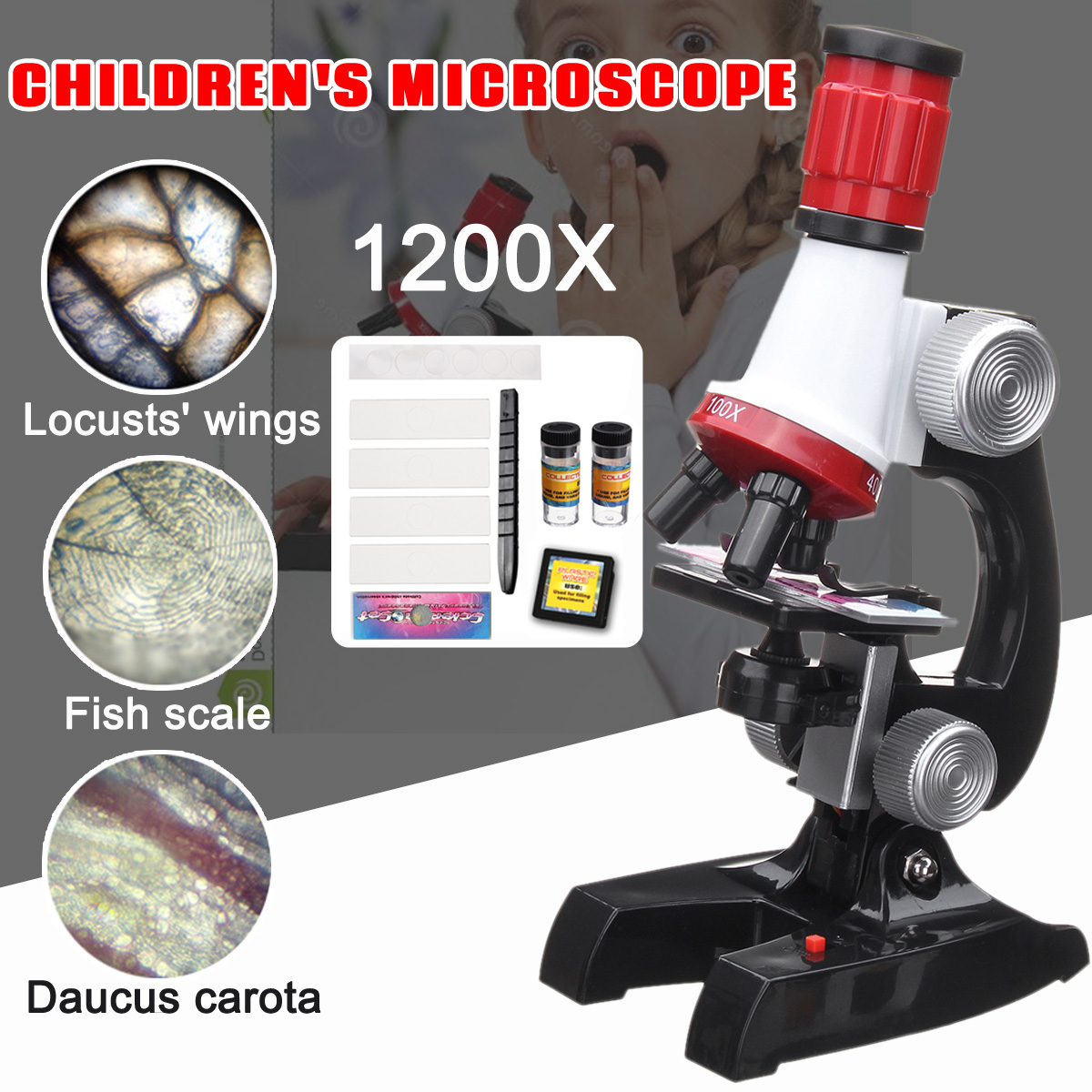 Biological-Microscope-Monocular-Lab-Science-100X-400X-1200X-Educational-Kids-Toy-1251120-2