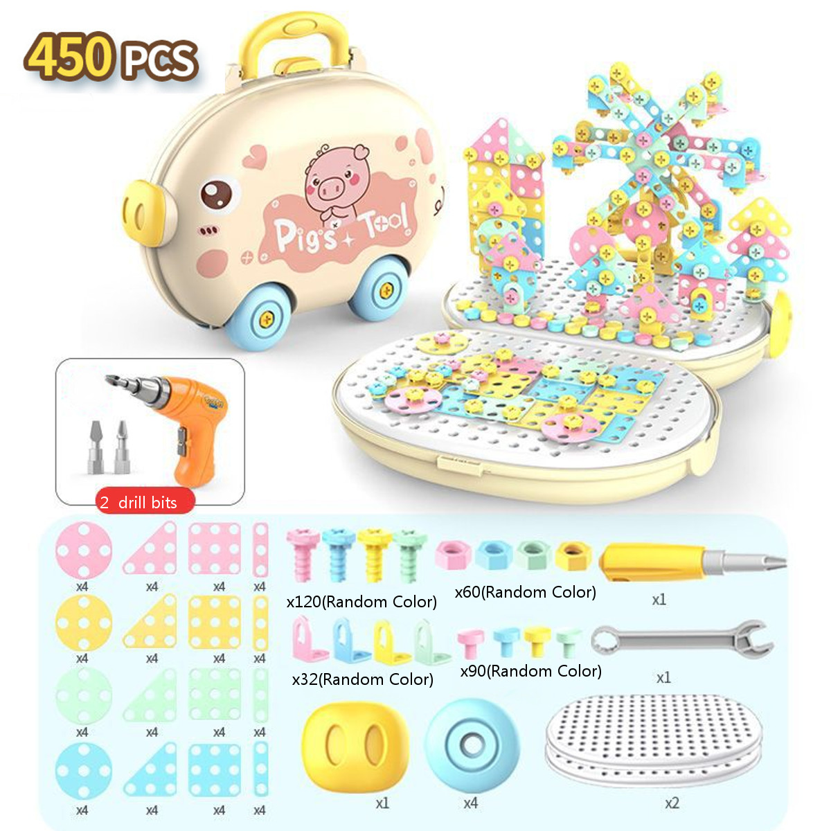 DIY-Drilling-Screw-Creative-Mosaic-Puzzle-Toys-Electric-Drill-Set-Educational-Building-Bricks-Toy-1783634-10