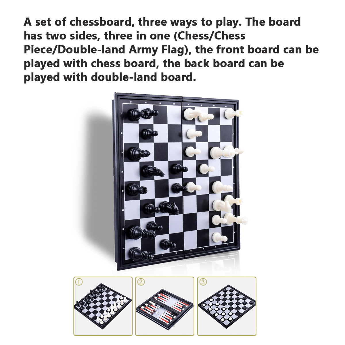 Folding-Magnetic-Travel-Classic-Chess-Set-Checkers-Backgammon-Set-Vacation-1584031-2
