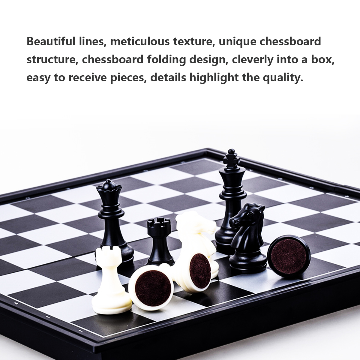 Folding-Magnetic-Travel-Classic-Chess-Set-Checkers-Backgammon-Set-Vacation-1584031-3