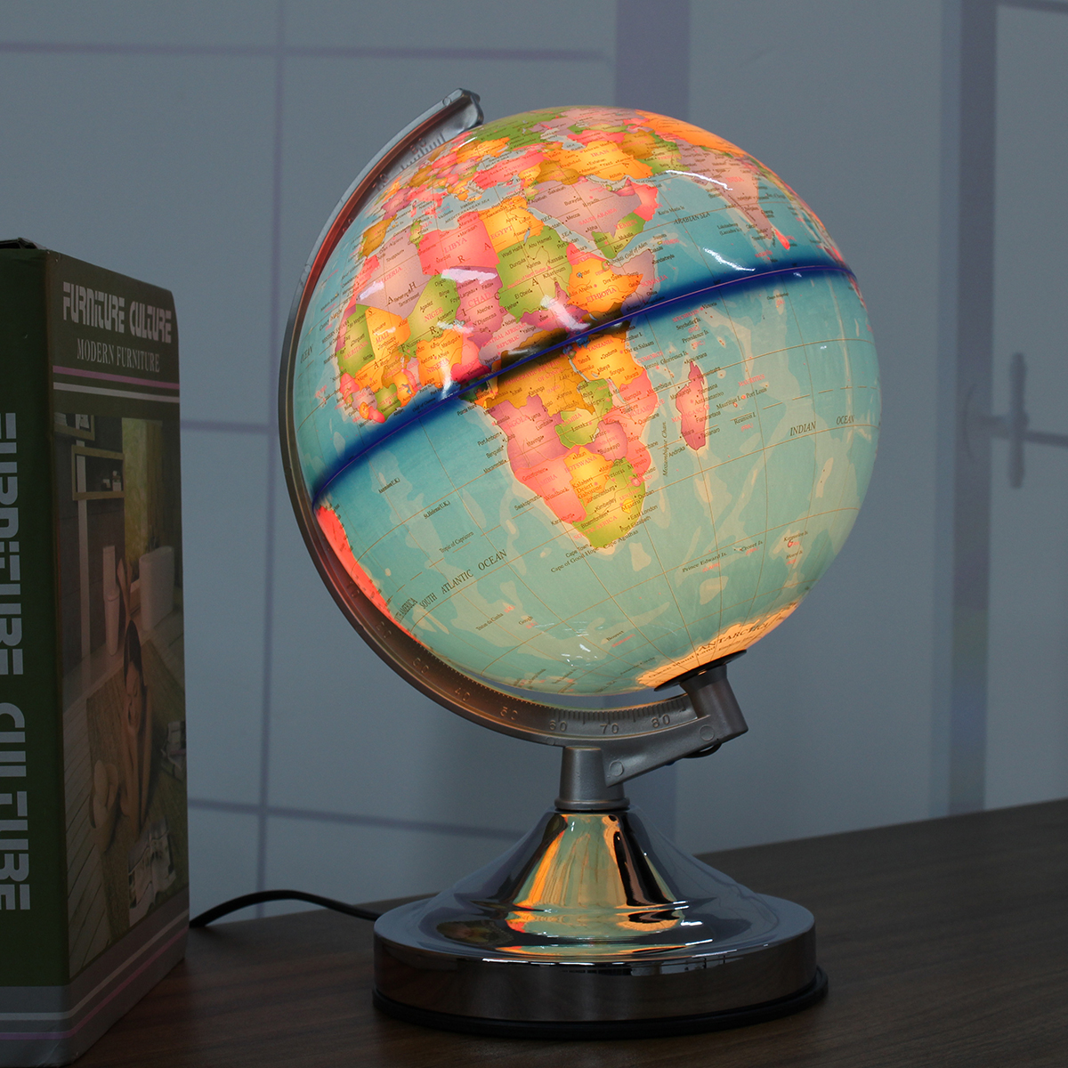 Illuminated-Lamp-Rotating-World-Earth-Globe-Ocean-Desk-Globe-LED-Night-Light-1420351-3