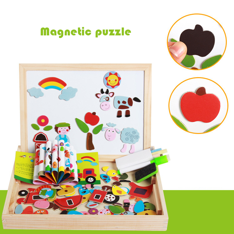 Kids-Child-Educational-Magnetic-Box-Set-with-Whiteboard-Jigsaw-Board-Puzzle-Toys-1622981-2