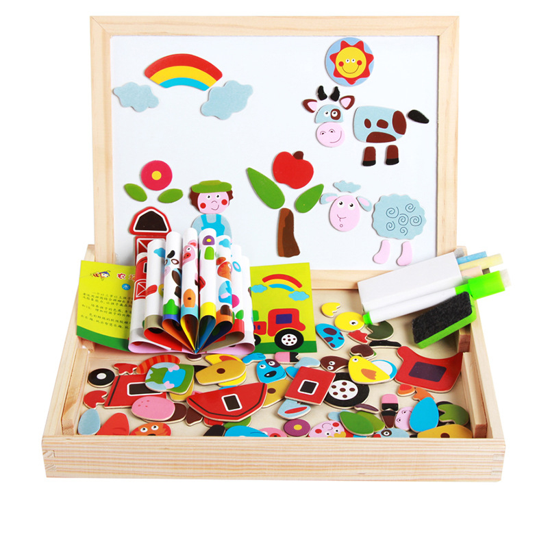 Kids-Child-Educational-Magnetic-Box-Set-with-Whiteboard-Jigsaw-Board-Puzzle-Toys-1622981-8