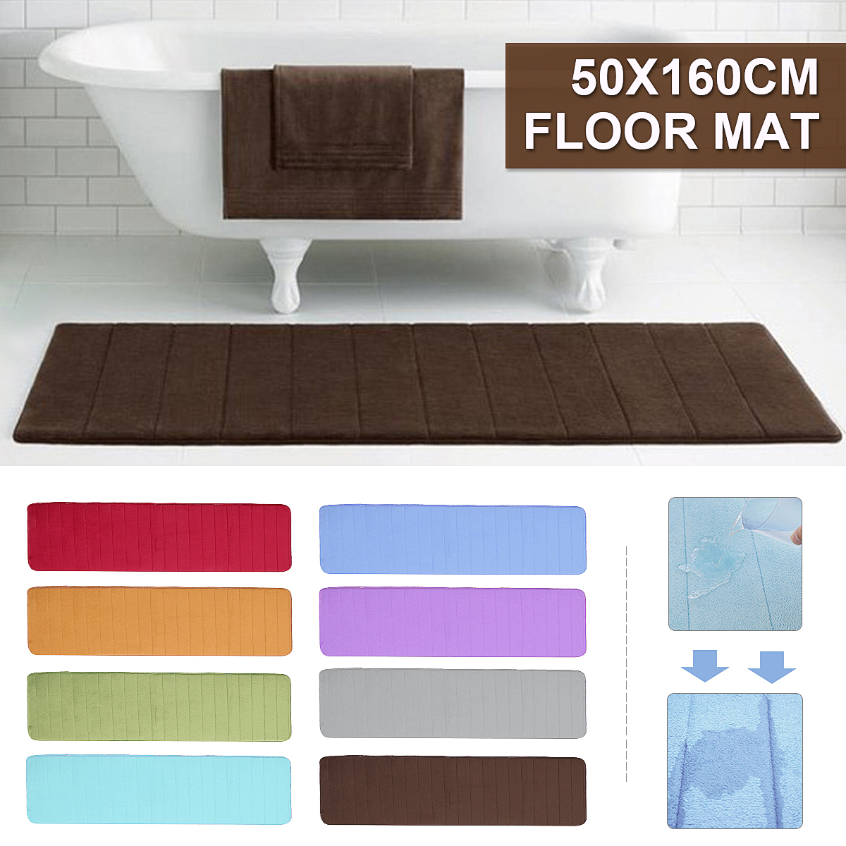 Microfibre-Memory-Foam-Bathroom-Shower-Bath-Mat-Non-Slip-Absorbent-Rug-Carpet-Floor-Mat-1440606-7