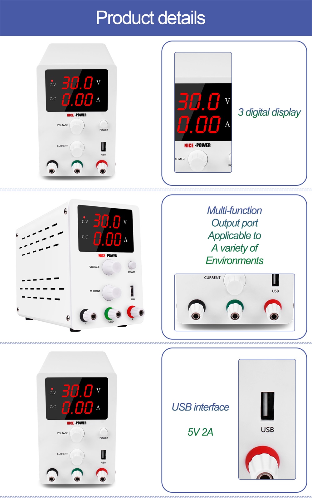 NICE-POWER-R-SPS3010-30V-10A-High-Precision-Voltage-Regulated-Lab-Adjustable-Switching-DC-Power-Supp-1823317-13