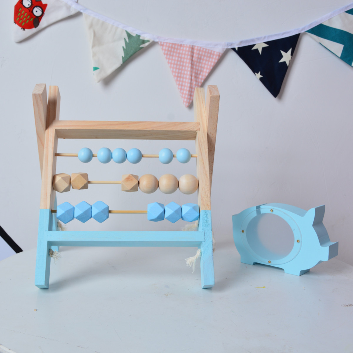 Natural-Pine-Nordic-Baby-Room-Decor-Wooden-Abacus-Educational-Nursery-Props-Toys-1581036-2