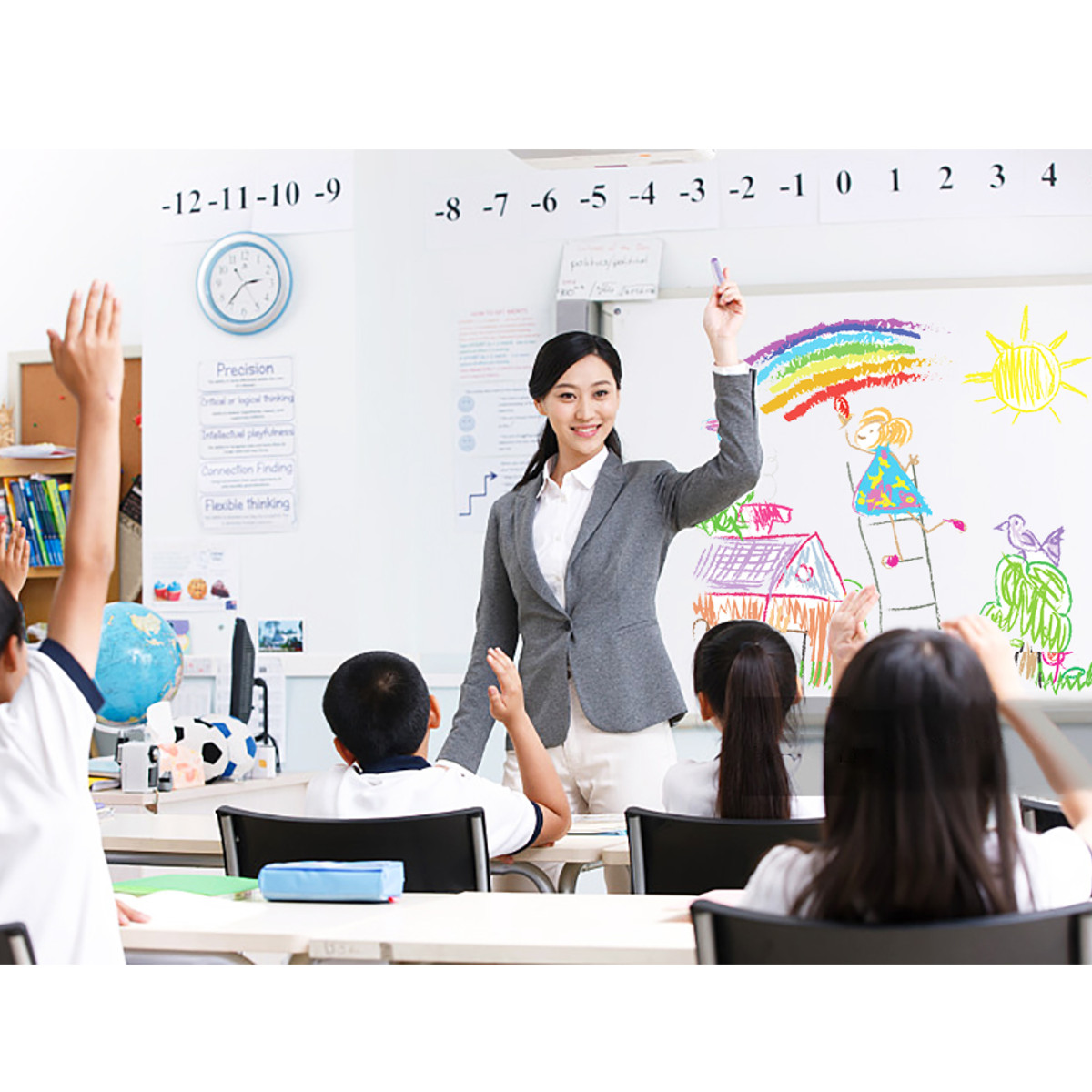 Self-adhesive-Whiteboard-Sticker-Waterproof-Movable-Kid-Erasable-Roll-Up-Message-Wall-Table-Sticker-1626767-2