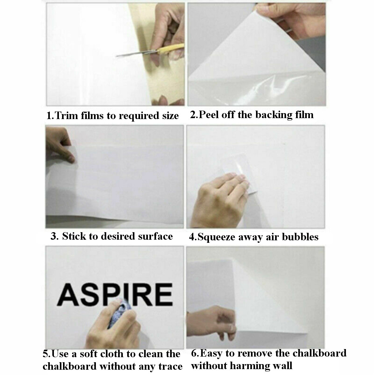 Self-adhesive-Whiteboard-Sticker-Waterproof-Movable-Kid-Erasable-Roll-Up-Message-Wall-Table-Sticker-1626767-7
