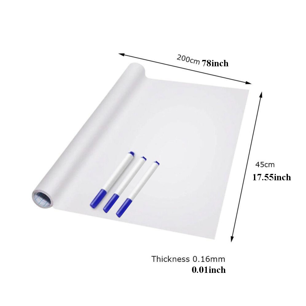 Self-adhesive-Whiteboard-Sticker-Waterproof-Movable-Kid-Erasable-Roll-Up-Message-Wall-Table-Sticker-1626767-9