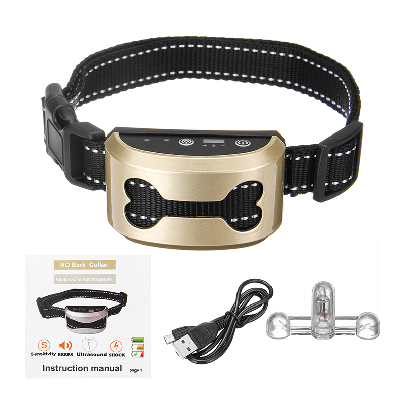 Seven-speed-Intelligent-Adjustment-Dog-Yelp-Stopper-Device-Rechargeable-Waterproof-Pet-Trainer-1434318-2