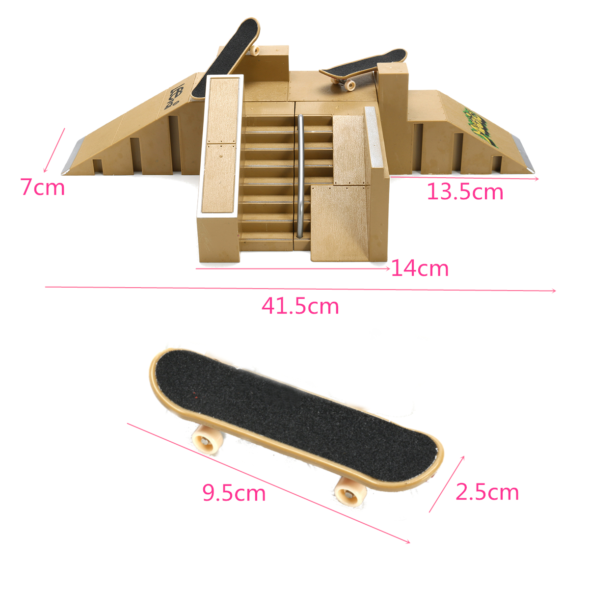 Skate-Park-Ramp-Parts-With-2-Deck-Fingerboard-Finger-Board-Toys-1442642-7