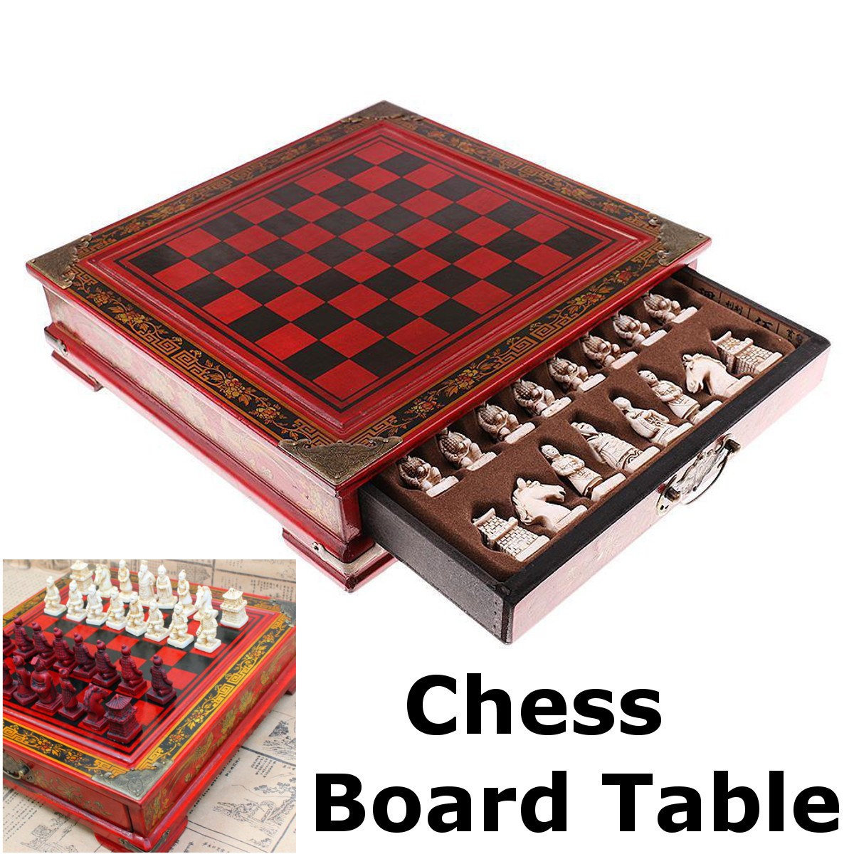 Vintage-Wooden-Chinese-Chess-Board-Table-Game-Set-Pieces-Gift-Toy-Collectibles-1454841-1
