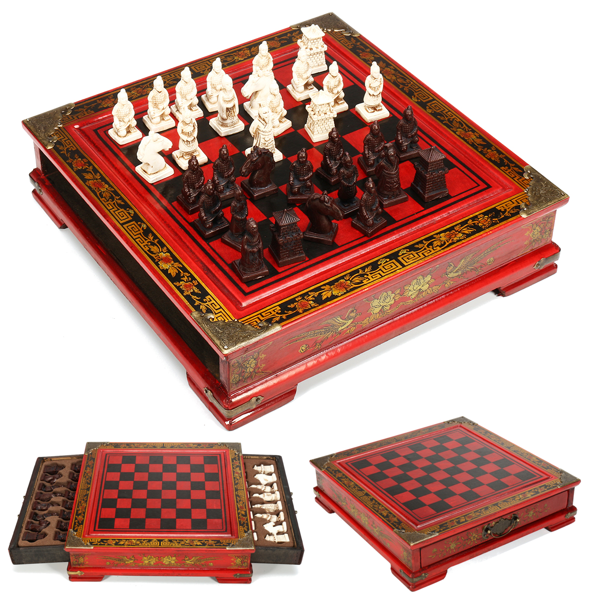 Vintage-Wooden-Chinese-Chess-Board-Table-Game-Set-Pieces-Gift-Toy-Collectibles-1454841-2