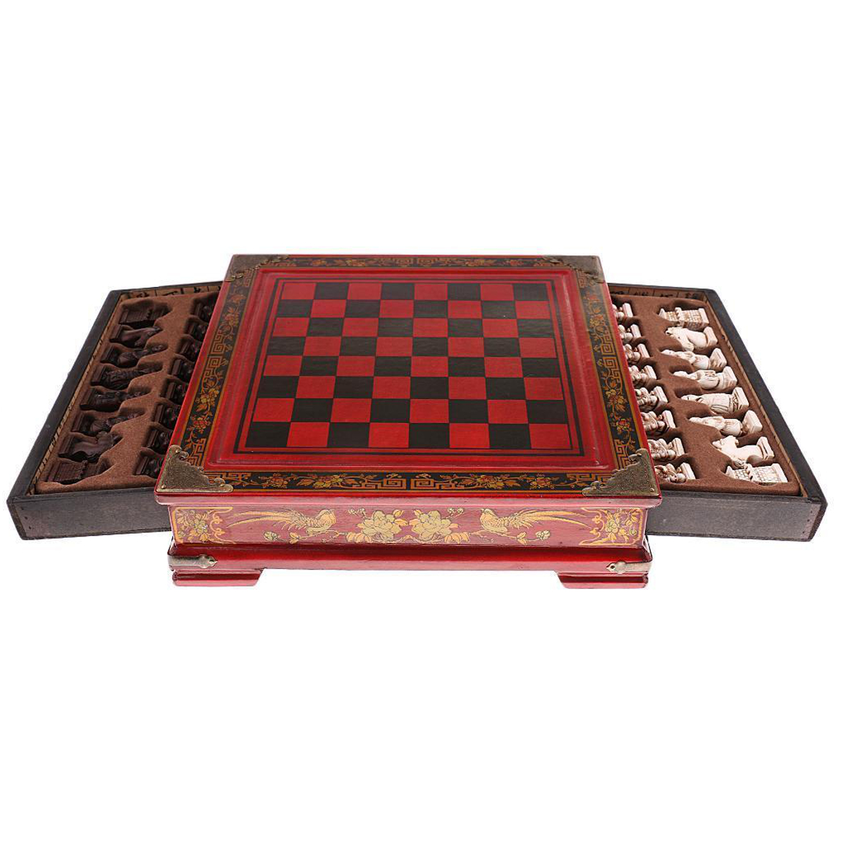 Vintage-Wooden-Chinese-Chess-Board-Table-Game-Set-Pieces-Gift-Toy-Collectibles-1454841-3