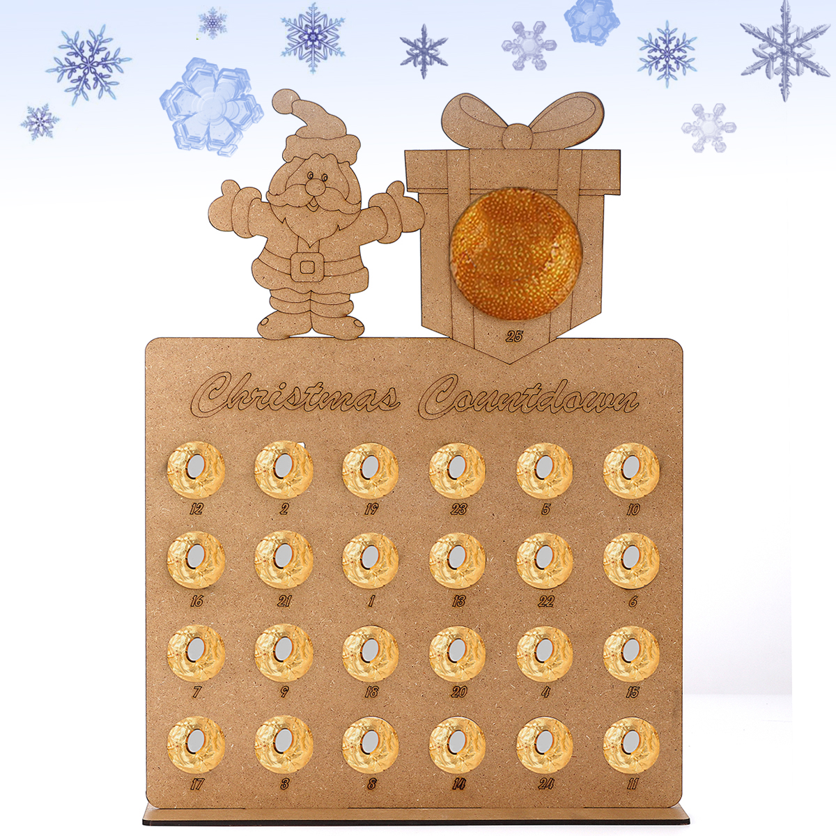 Wooden-Christmas-Advent-Calendar-Christmas-Claus-Decoration-Fits-25-Circular-Chocolates-Candy-Stand--1587875-2
