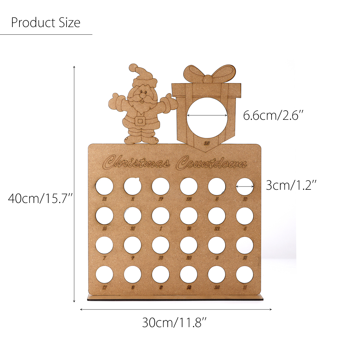 Wooden-Christmas-Advent-Calendar-Christmas-Claus-Decoration-Fits-25-Circular-Chocolates-Candy-Stand--1587875-4