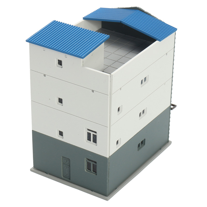 N-Scale-Gauge-1144-White-4-Story-Commercial-Trade-Model-Building-GUNDAM-Model-Scene-1221384-1