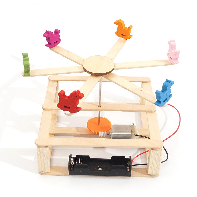 STEM-Carousel-Model-Whirligig-Merry-go-round-Toy-Education-Developmental-Science-Toy-1388442-1