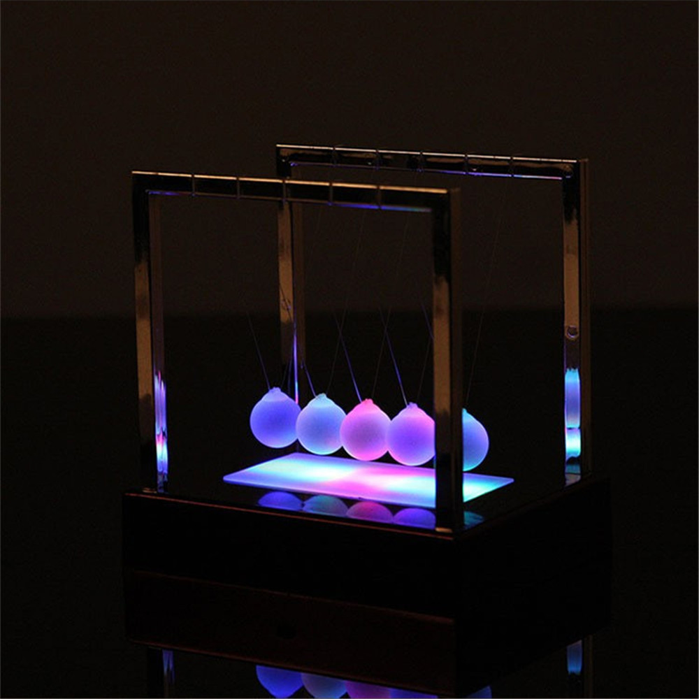 STEM-Nightlight-15cm-Upgrade-Cradle-Steel-Balance-Ball-Physics-Pendulum-Toys-1386167-4