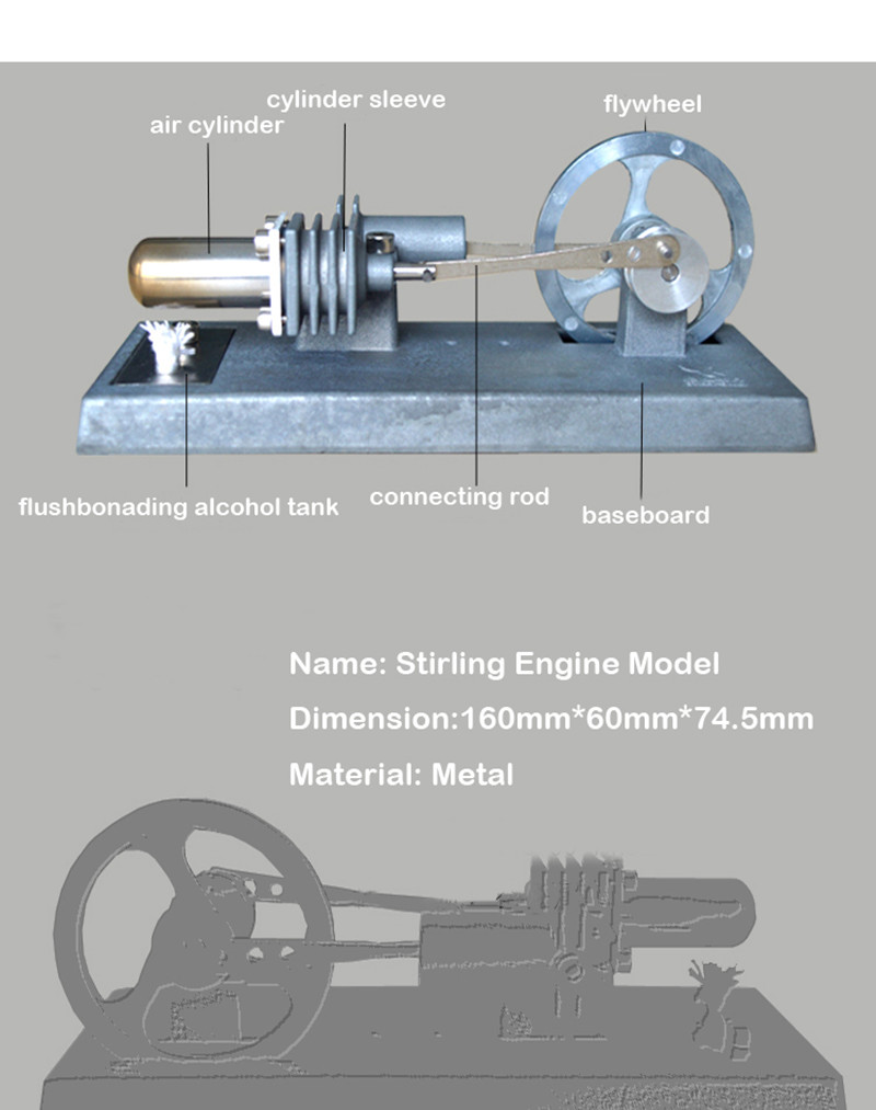 Starpower-STEM-Assemble-Stirling-Engine-Kit-Kids-Handmade-Class-Science-Toy-1408114-1
