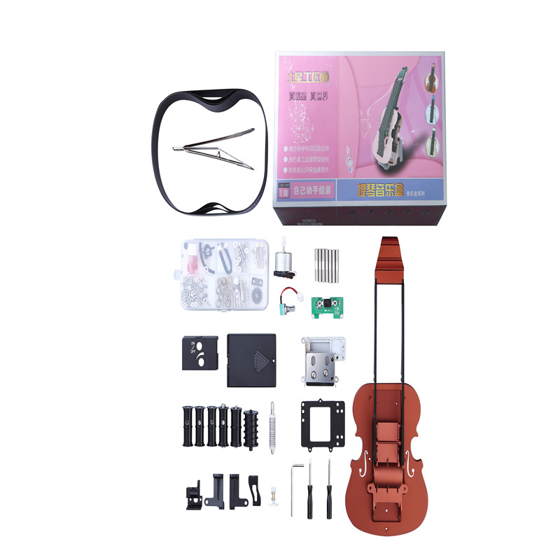 Teching-DM31-Violin-Music-Box-DIY-Alloy-Stainless-Steel-STEM-Science-Toy-Model-Collection-1547100-11
