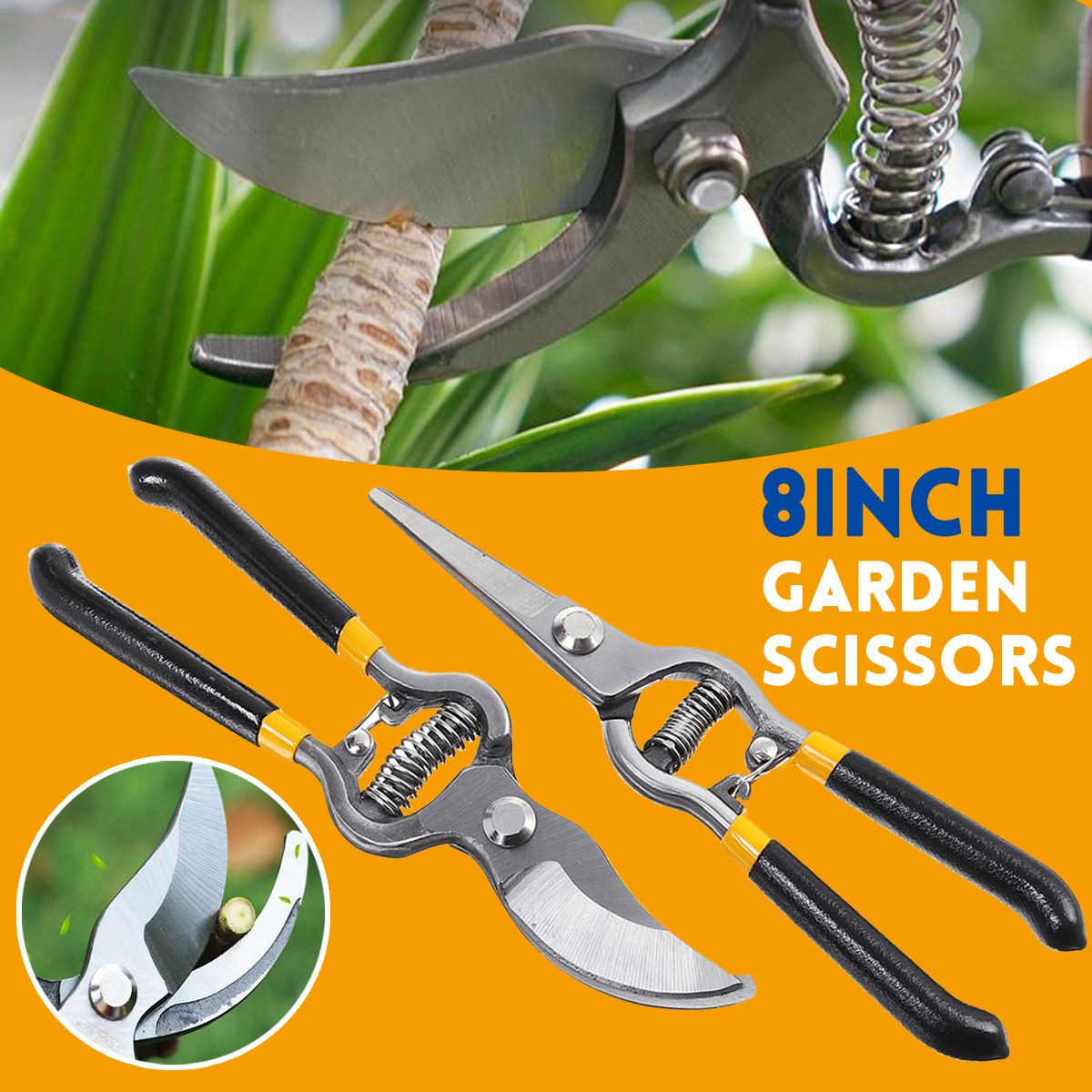 8-Gardening-Garden-Grass-Edge-Edging-Lawn-Pruner-Pruning-Hand-Shears-Scissors-1730786-1