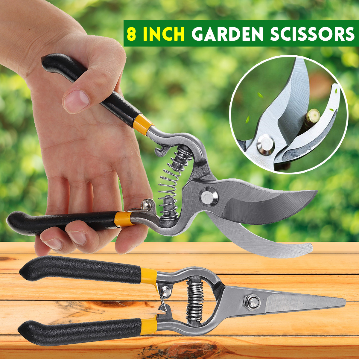 8-Gardening-Garden-Grass-Edge-Edging-Lawn-Pruner-Pruning-Hand-Shears-Scissors-1730786-2