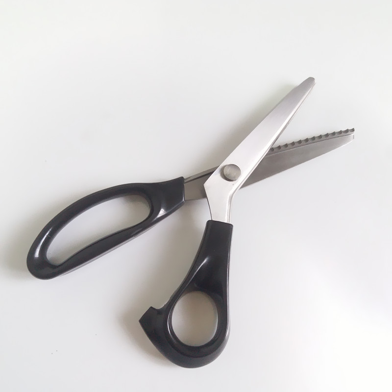 Circle-Arc-Tooth-Scissor-Leather-Handicraft-Fabric-Sewing-Shear-Cutting-ABS-1752122-8