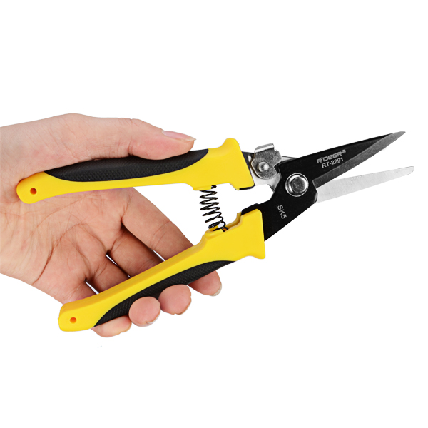 RDEER-RT-2291-SK5-Carbon-Steel-Straight-Scissors-Utility-Hand-Tools-Cutting-Tool-1051504-4