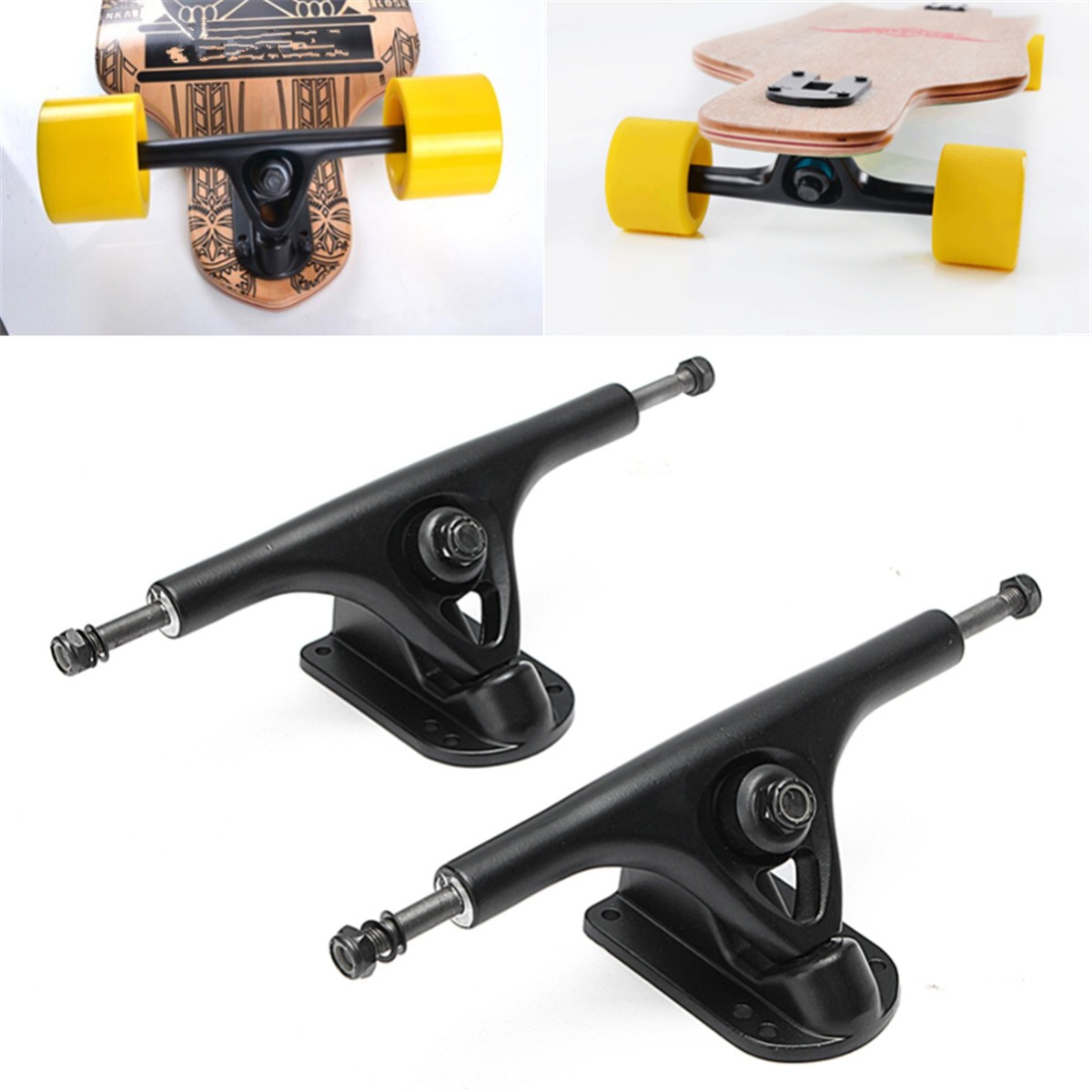 2Pcs-Skateboard-Trucks-Longboard-Forged-Hollow-Cross-Trucks-Outdoor-Cycling-1717814-1