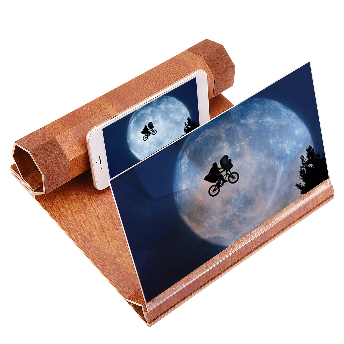 Universal-3D-Phone-Screen-Magnifier-Stereoscopic-Amplifying-12-Inch-Desktop-Wood-Bracket-Phone-Holde-1549589-2