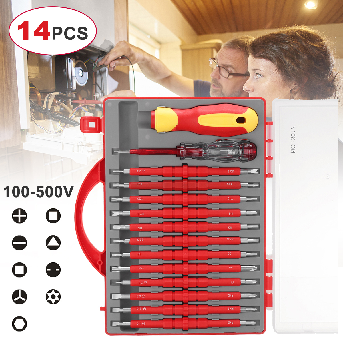 14-in-1-Magnetic-Screwdriver-Set-Insulated-Multi-Screw-Driver-Repair-Tools-Kit-1816038-1