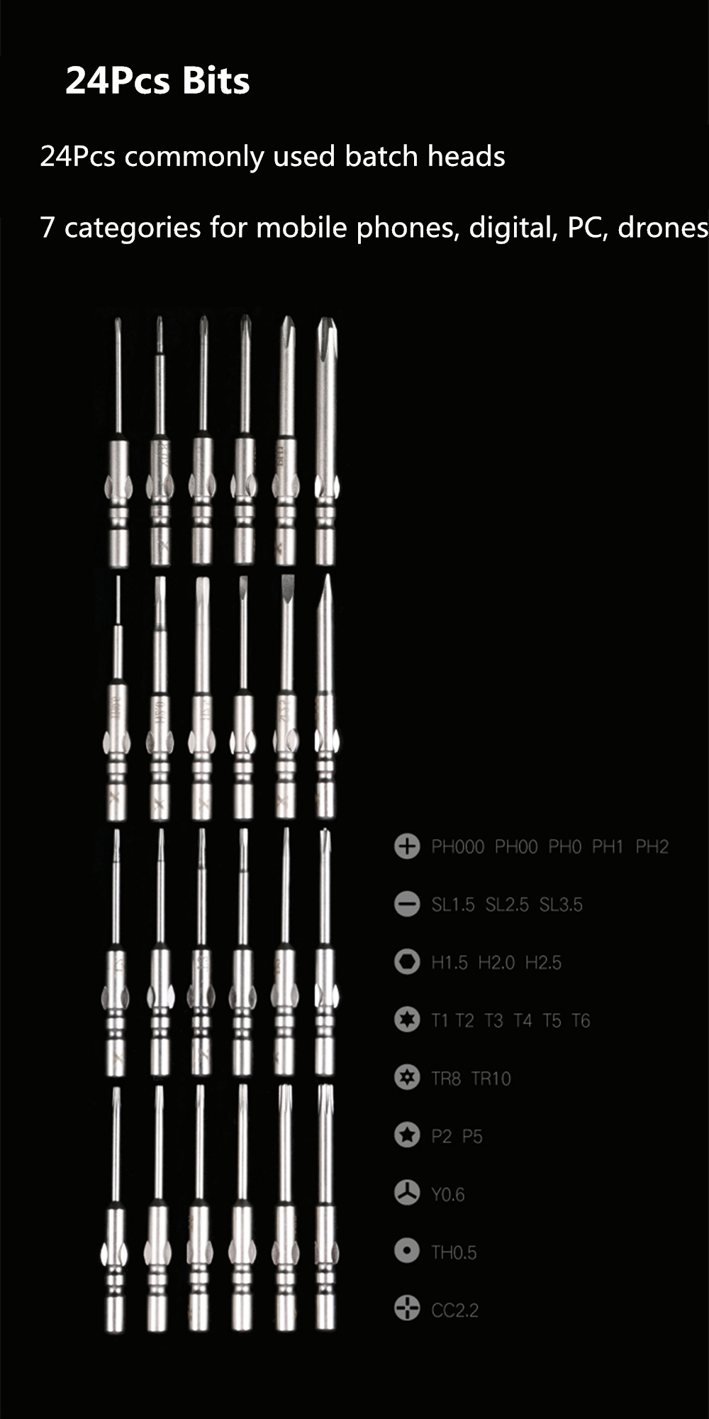 ATuMan-X-mini-24-In-1-Multi-purpose-Precision-Screwdriver-Set-Repair-Tool-with-Magnetic-Storage-1350686-8