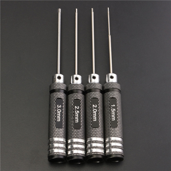 Drillpro-4pcs-Hex-Screwdriver-Tool-Kit-15202530mm-Black-Repair-Tool-Set-984361-2