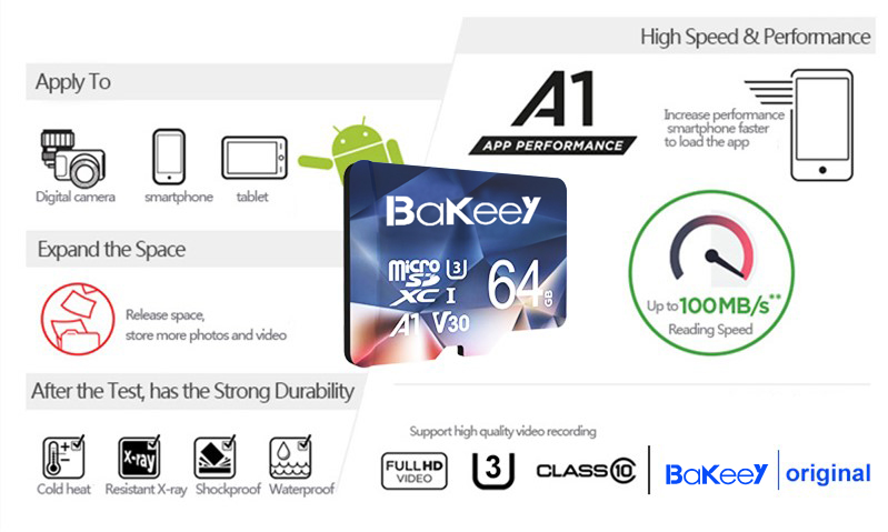 Bakeey-BK-TF2-Flash-Card-16GB-32GB-64GB-128GB-Class-10-High-Speed-TFSD-Memory-Card-With-Card-Adapter-1710159-2
