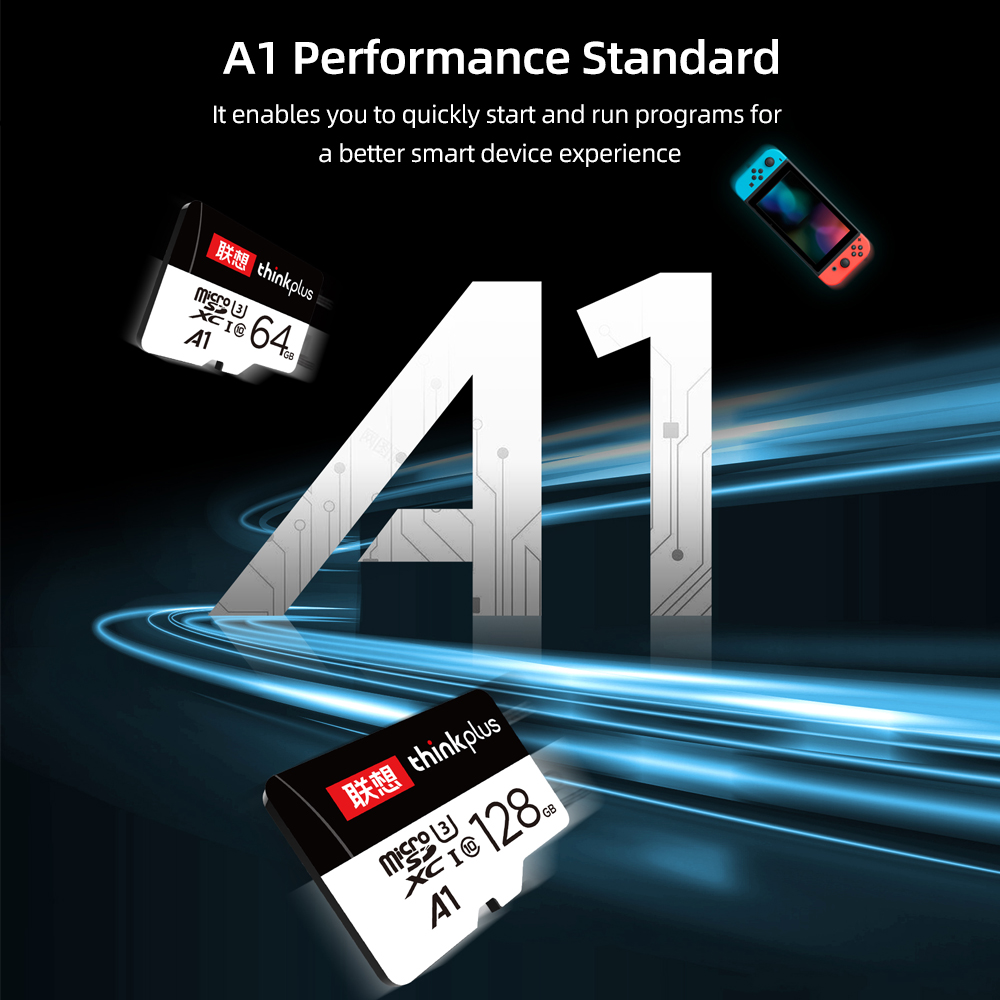 Lenovo-Thinkplus-TF-Memory-Card-16G-32G-64GB-128GB-256GB-High-Speed-A1-U1-C10-Micro-SD-Card-MP4-MP3--1975858-5