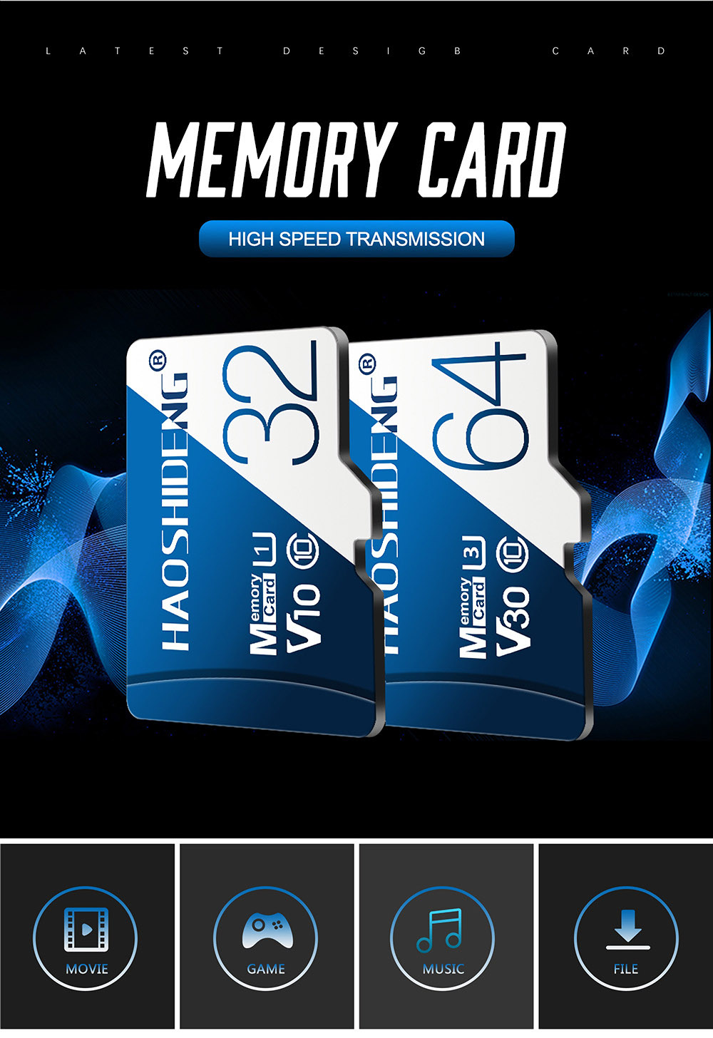 Microdrive-Class-10-U3-V30-TF-Card-Memory-Card-16GB32GB64GB128GB256GB-TF-Flash-Card-Smart-Card-with--1865153-1