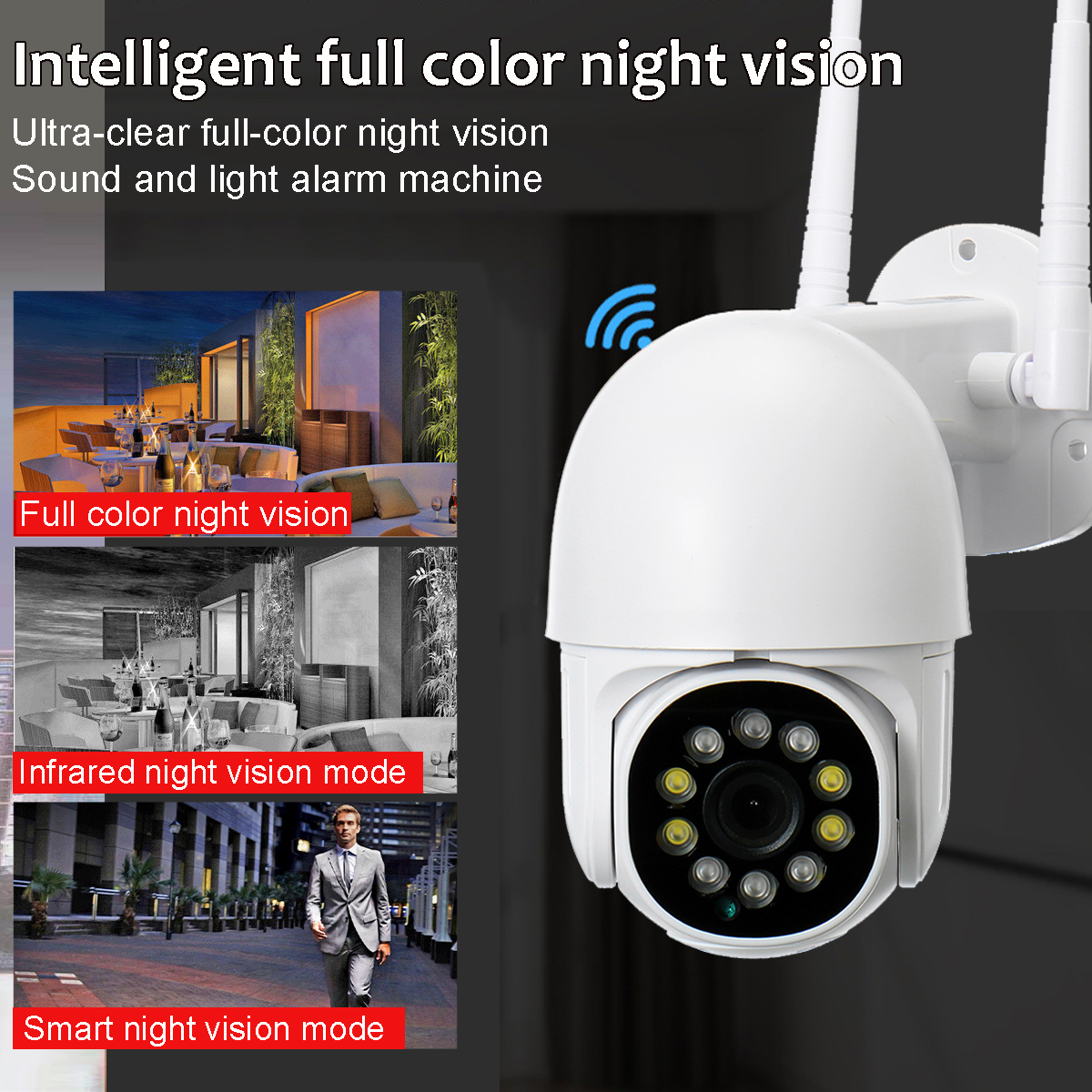 1080P-360deg-View-Wireless-Wifi-IP-Security-Smart-Camera-PIR-Alarm-Remote-Monitor-Camera-1747963-2