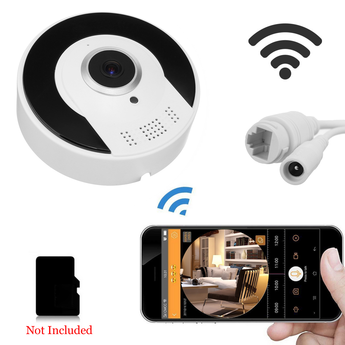 360-Drgree-Panoramic-Camera-Wifi-Wireless-Camera-Remote-Monitor-Invigilator-Camcorder-1206219-1