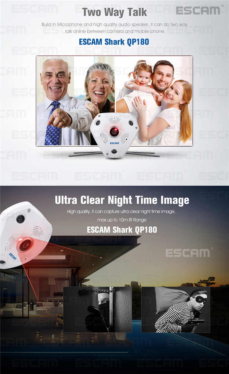 ESCAM-Fisheye-Camera-Support-VR-QP180-Shark-960P-IP-WiFi-Camera-13MP-360-Degree-Panoramic-Infrared-N-1083170-4