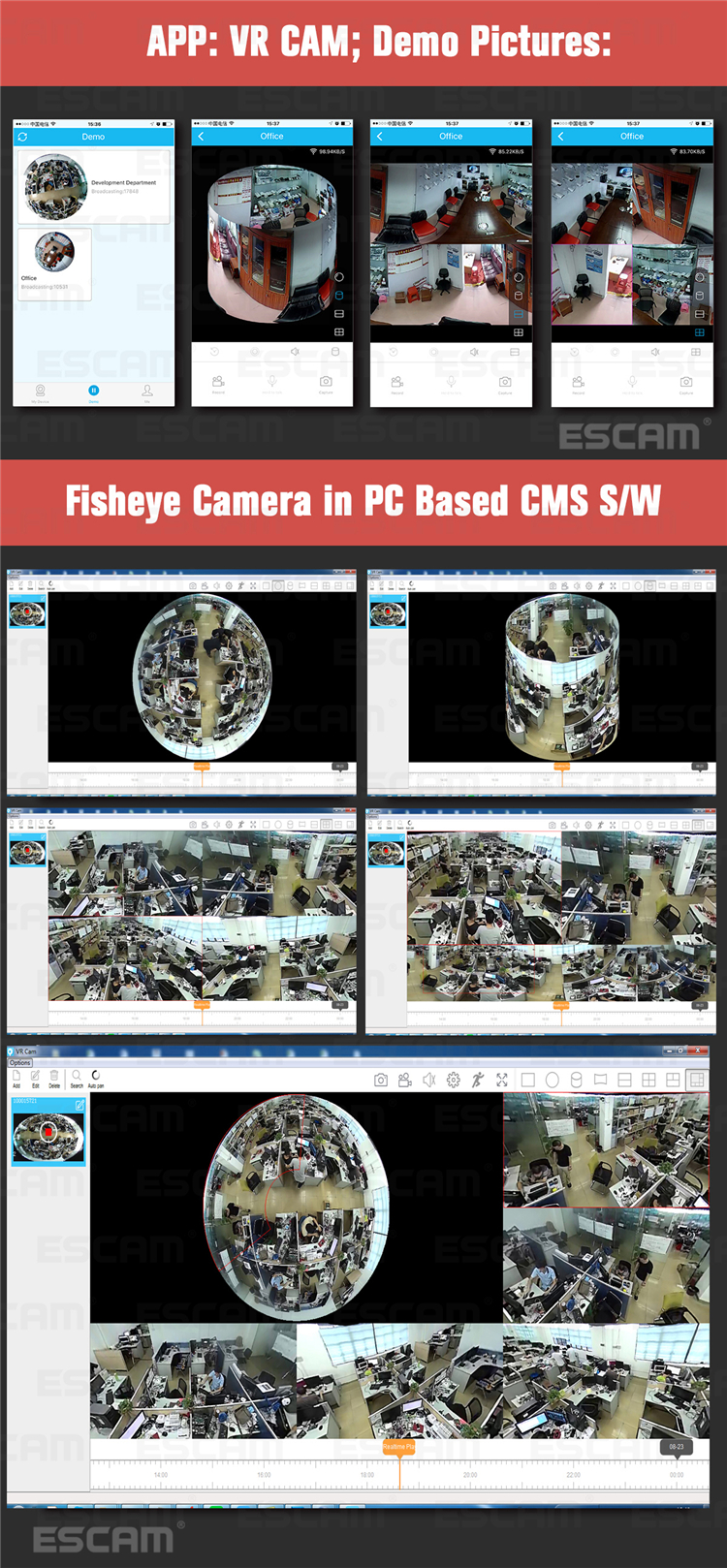 ESCAM-Fisheye-Camera-Support-VR-QP180-Shark-960P-IP-WiFi-Camera-13MP-360-Degree-Panoramic-Infrared-N-1083170-7