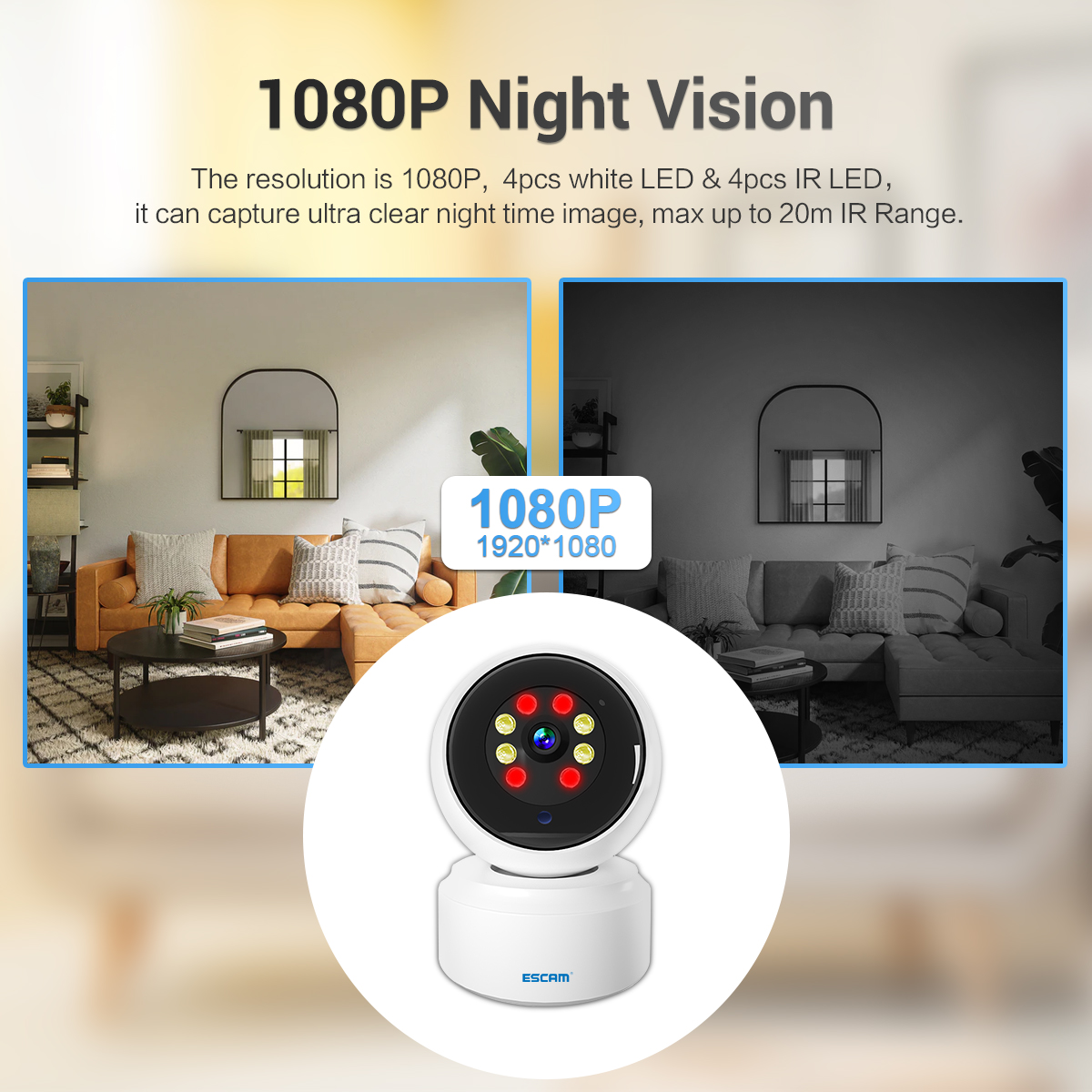 ESCAM-PT200-2MP-1080P-5G-Dome-WIFI-IP-Camera-Mobile-Tracking-Coud-Storage-Bidirectional-Voice-Night--1948164-2