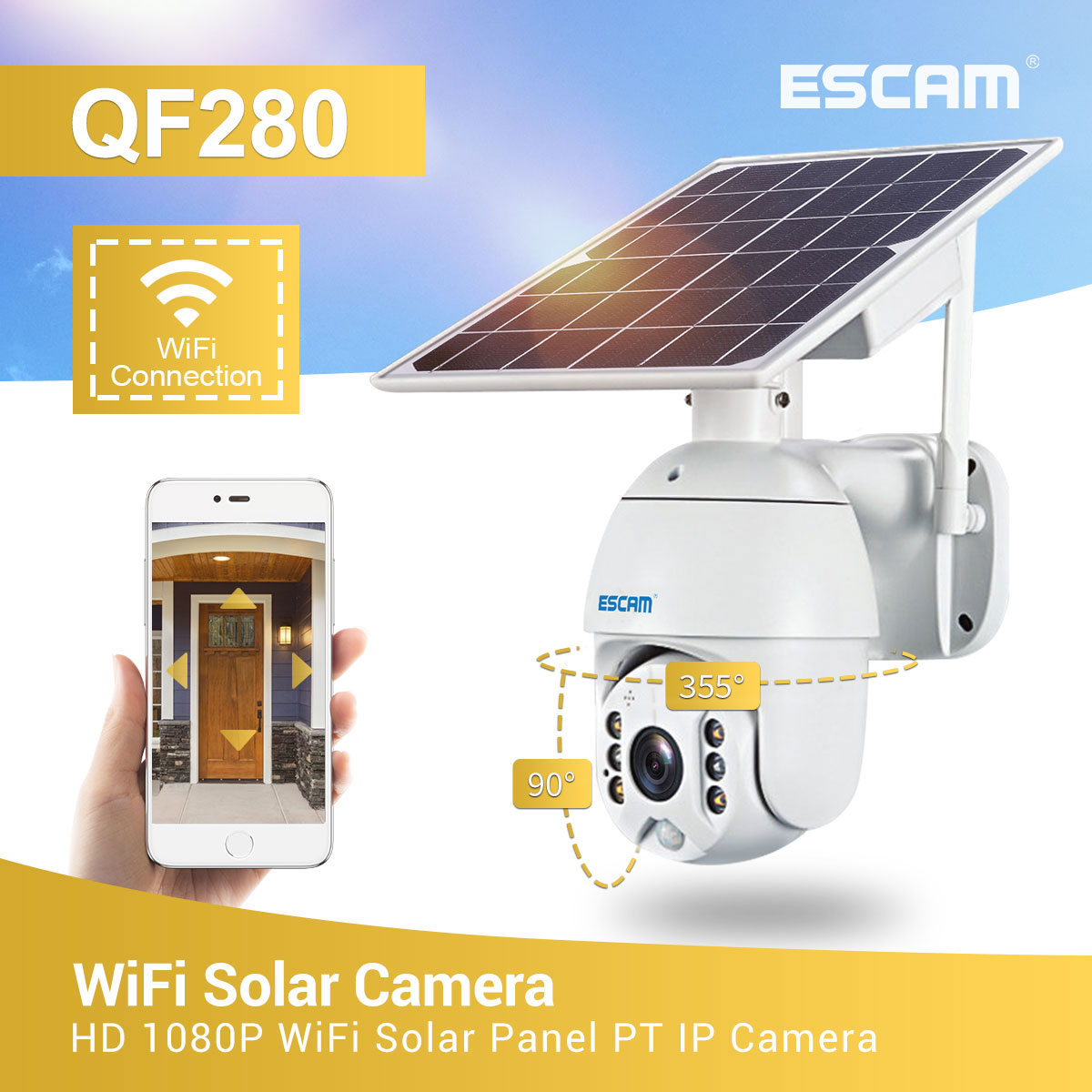 ESCAM-QF280-1080P-Cloud-Storage-PT-WIFI-PIR-Alarm-IP-Camera-With-Solar-Panel-Full-Color-Night-Vision-1694465-1