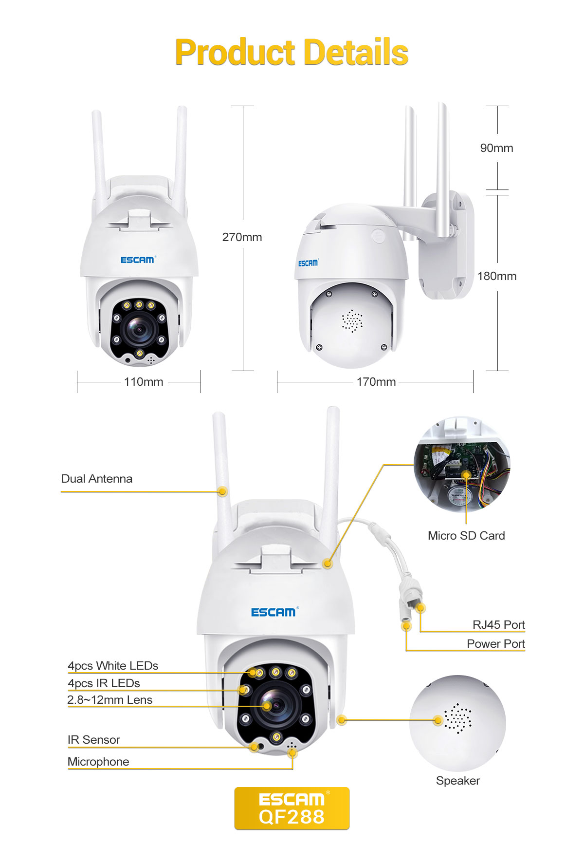 ESCAM-QF288-3MP-PanTilt-8X-Zoom-AI-Humanoid-detection-Cloud-Storage-Waterproof-WiFi-IP-Camera-with-T-1693500-13