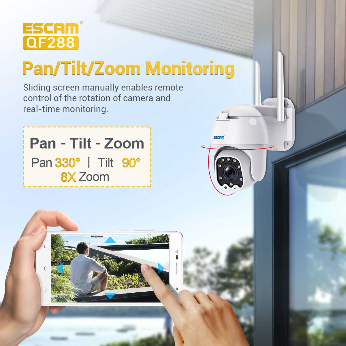 ESCAM-QF288-3MP-PanTilt-8X-Zoom-AI-Humanoid-detection-Cloud-Storage-Waterproof-WiFi-IP-Camera-with-T-1693500-5